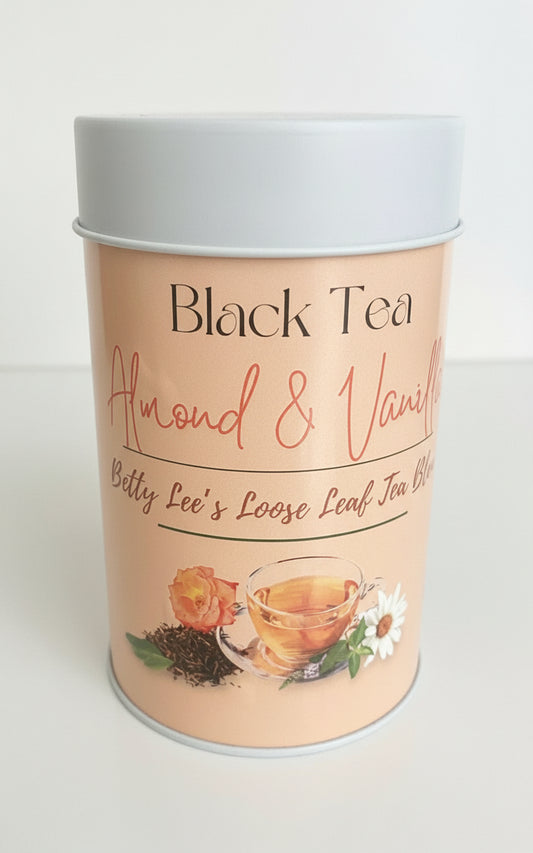 Black Tea Almond Vanilla in a Canister