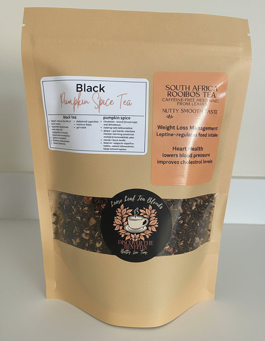 Black Pumpkin Spice Tea